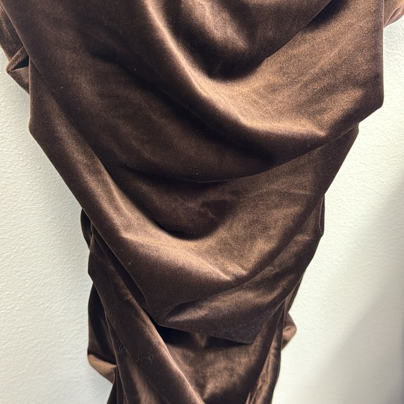 Layne velvet ruched dress - Picture 9 of 12